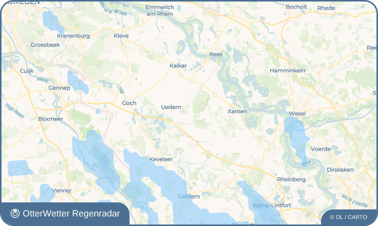 OtterWetter Regenradar-Widget Uedemerbruch