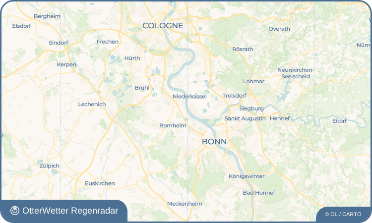 OtterWetter Regenradar-Widget Uedorf
