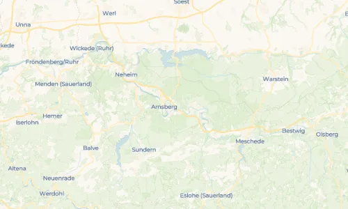 Regenradar Vorschaubild - Aktuelle Niederschläge in Uentrop und Umgebung