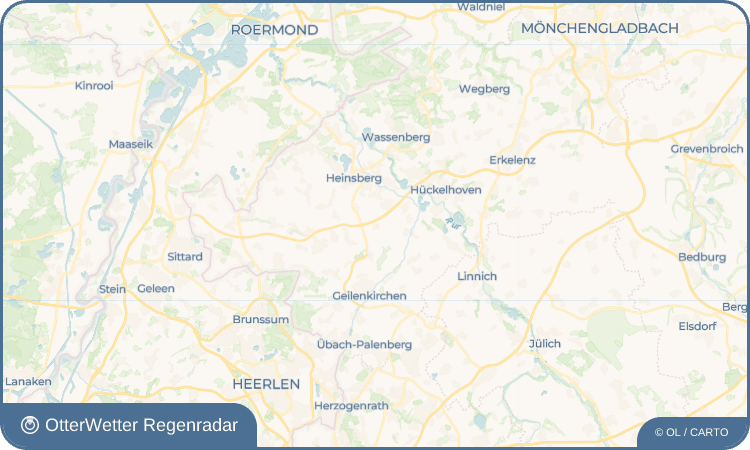 OtterWetter Regenradar-Widget Uetterath