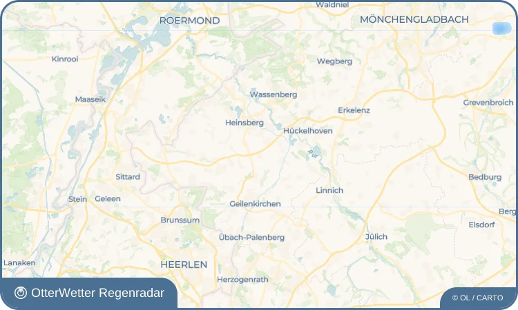 Widget-Vorschau für Uetterath Wetter-Widget-Vorschau mit Vorhersagedaten für Uetterath