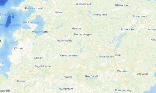 Regenradar Vorschaubild - Aktuelle Niederschläge in Unnenberg und Umgebung