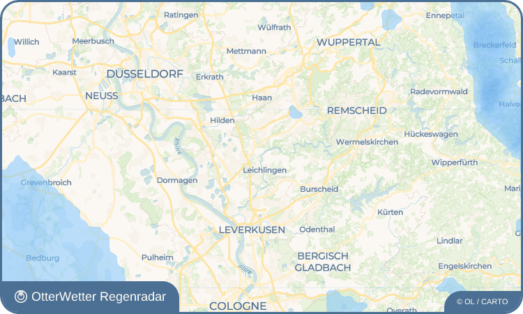 OtterWetter Regenradar-Widget Unterberg