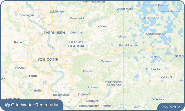 OtterWetter Regenradar-Widget Untereschbach