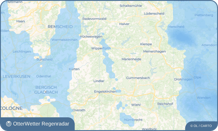 OtterWetter Regenradar-Widget Unterlichtinghagen