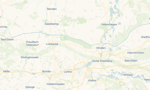 Regenradar Vorschaubild - Aktuelle Niederschläge in Unterlübbe und Umgebung
