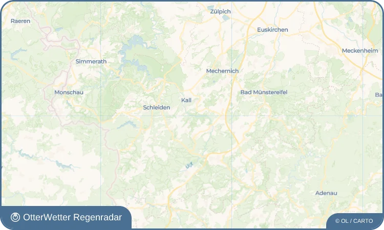 Wetter-Widget-Vorschau mit Vorhersagedaten für Urft