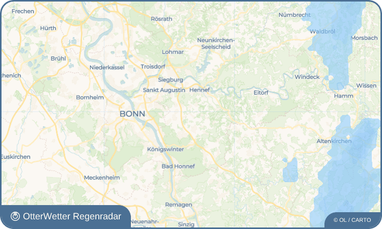 OtterWetter Regenradar-Widget Uthweiler