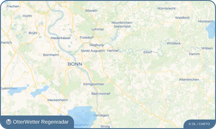 Widget-Vorschau für Uthweiler Wetter-Widget-Vorschau mit Vorhersagedaten für Uthweiler