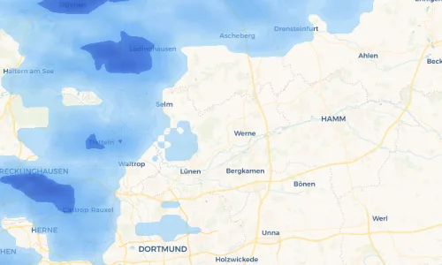 Regenradar-Vorschau: aktuelle Niederschläge in Varnhövel und Umgebung