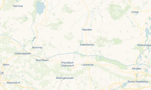 Regenradar Vehlage: aktuelle Niederschläge in Vehlage und Umgebung, Stand 26. Oktober 2026 um 9:15 Uhr
