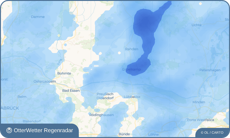 OtterWetter Regenradar-Widget Vehlage