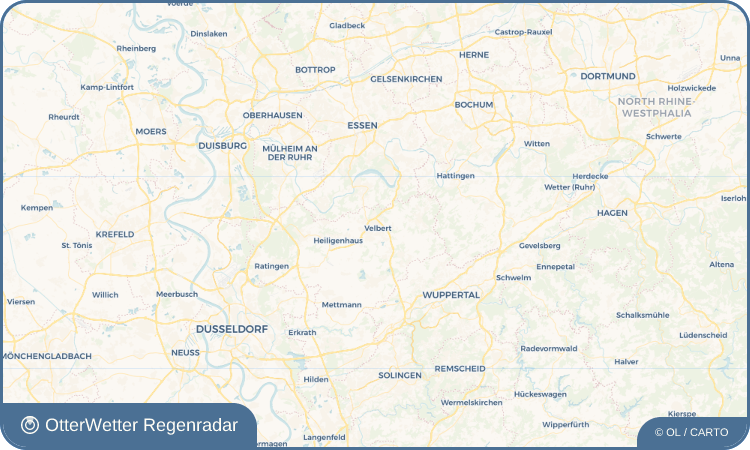 OtterWetter Regenradar-Widget Velbert