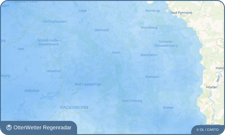 OtterWetter Regenradar-Widget Veldrom