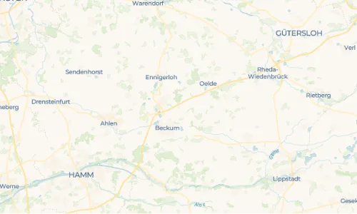 Regenradar Vorschaubild - Aktuelle Niederschläge in Vellern und Umgebung