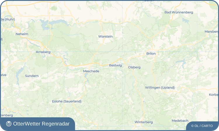 Wetter-Widget-Vorschau mit Vorhersagedaten für Velmede