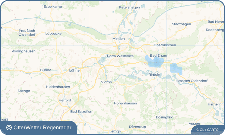 Widget-Vorschau für Vennebeckerbruch Wetter-Widget-Vorschau mit Vorhersagedaten für Vennebeckerbruch