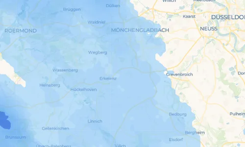 Regenradar Vorschaubild - Aktuelle Niederschläge in Venrath und Umgebung
