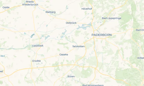 Regenradar Vorschaubild - Aktuelle Niederschläge in Verne und Umgebung