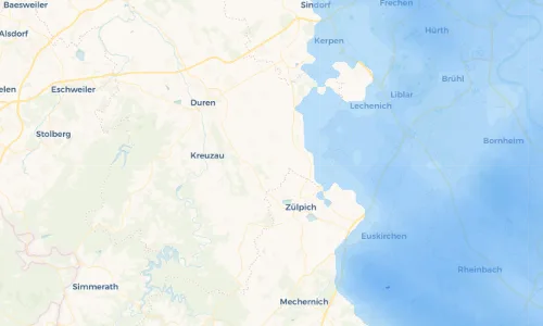 Regenradar Vorschaubild - Aktuelle Niederschläge in Vettweiß und Umgebung