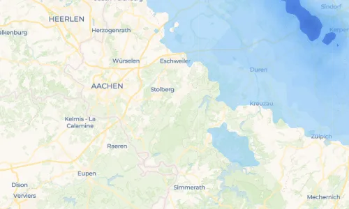 Regenradar Vicht: aktuelle Niederschläge in Vicht und Umgebung, Stand 20. Oktober 2026 um 20:50 Uhr