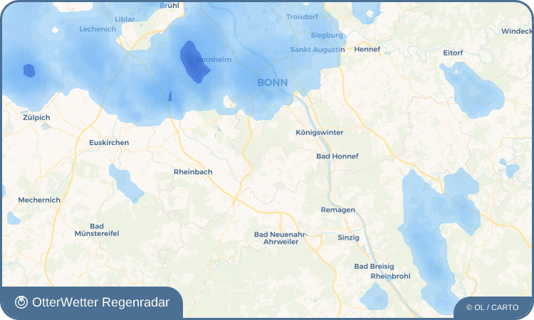 OtterWetter Regenradar-Widget Villip