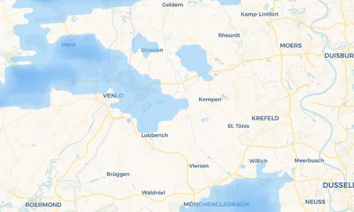 Regenradar Vorschaubild - Aktuelle Niederschläge in Vinkrath und Umgebung