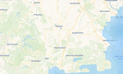 Regenradar Virnich: aktuelle Niederschläge in Virnich und Umgebung, Stand 22. Oktober 2026 um 4:35 Uhr