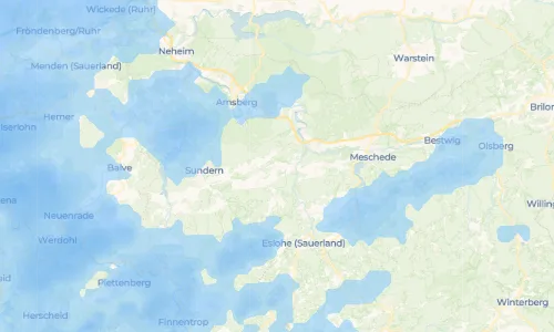 Regenradar Vorschaubild - Aktuelle Niederschläge in Visbeck und Umgebung