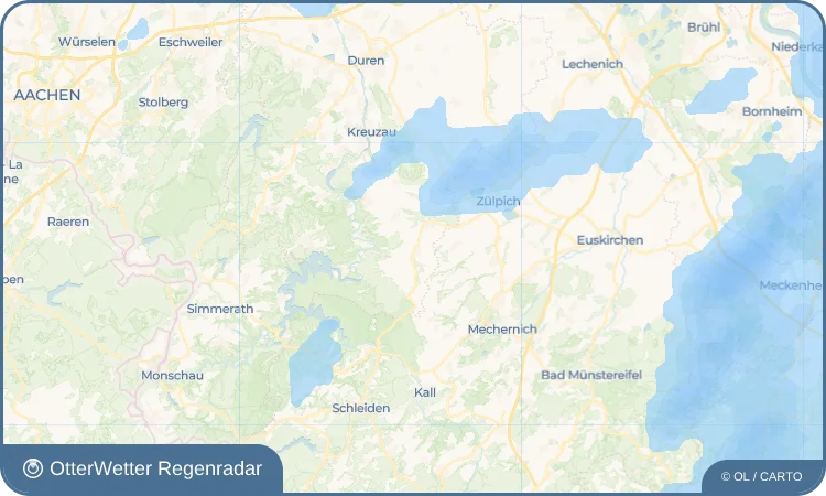 Widget-Vorschau für Vlatten Wetter-Widget-Vorschau mit Vorhersagedaten für Vlatten