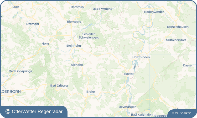 OtterWetter Regenradar-Widget Vörden