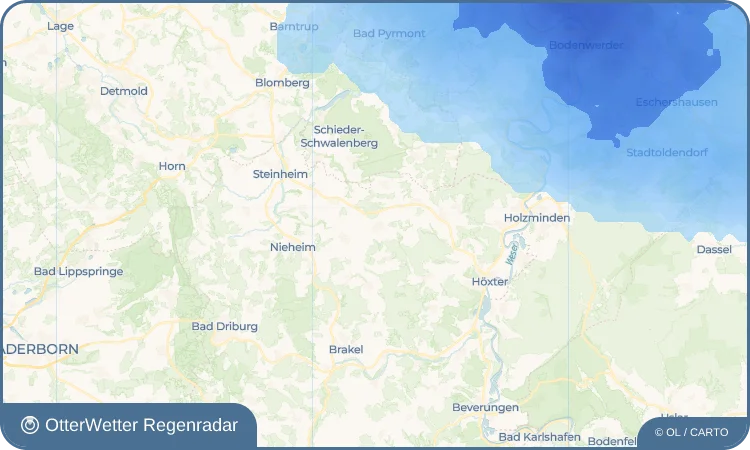 Widget-Vorschau für Vörden Wetter-Widget-Vorschau mit Vorhersagedaten für Vörden