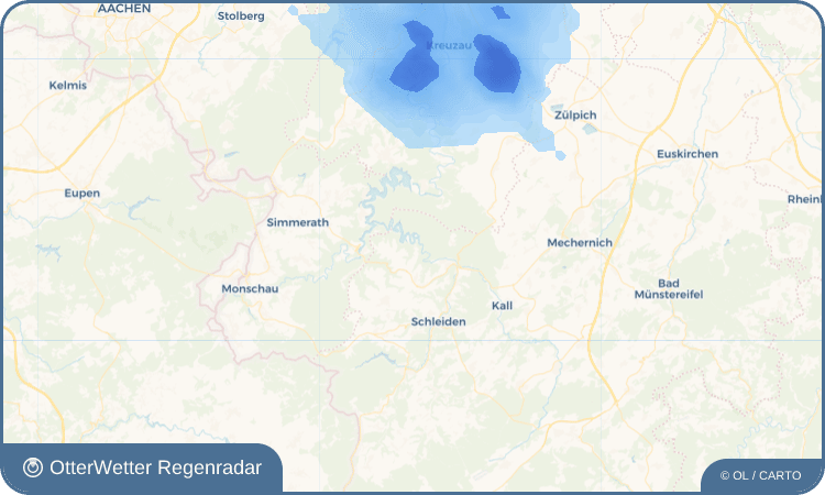 OtterWetter Regenradar-Widget Vogelsang Internationaler Platz (IP)