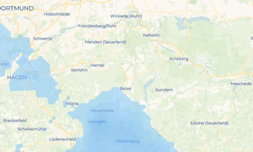 Regenradar Vorschaubild - Aktuelle Niederschläge in Volkringhausen und Umgebung