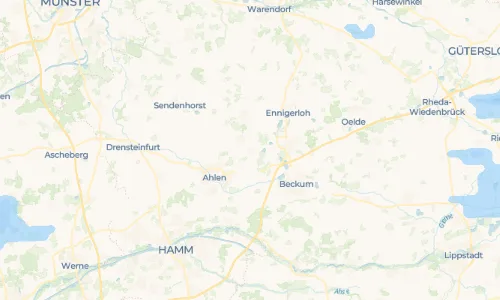Regenradar Vorschaubild - Aktuelle Niederschläge in Vorhelm-Bahnhof und Umgebung