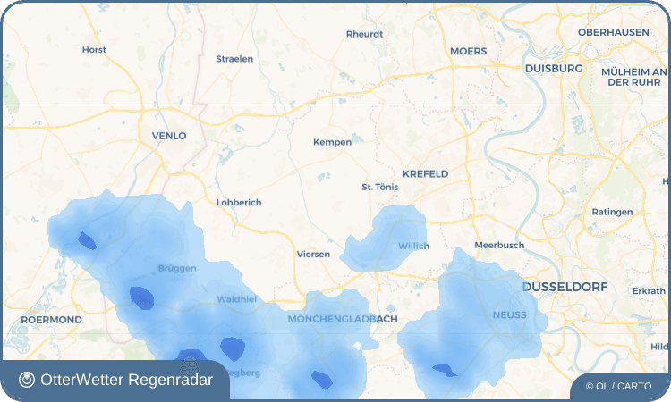 OtterWetter Regenradar-Widget Vorst