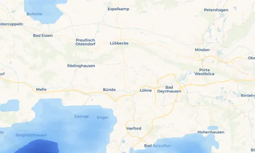 Regenradar Vorschaubild - Aktuelle Niederschläge in Voßbrink und Umgebung