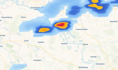 Regenradar Vorschaubild - Aktuelle Niederschläge in Vynen und Umgebung