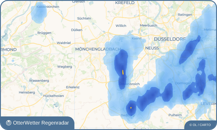 OtterWetter Regenradar-Widget Waat