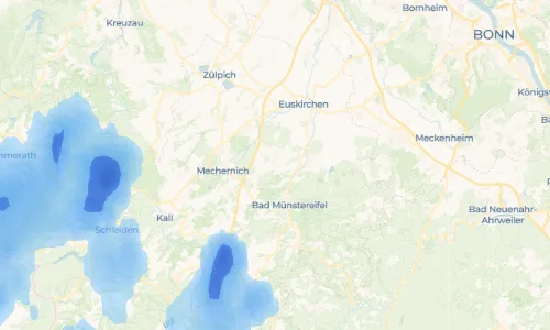 Regenradar Vorschaubild - Aktuelle Niederschläge in Wachendorf und Umgebung