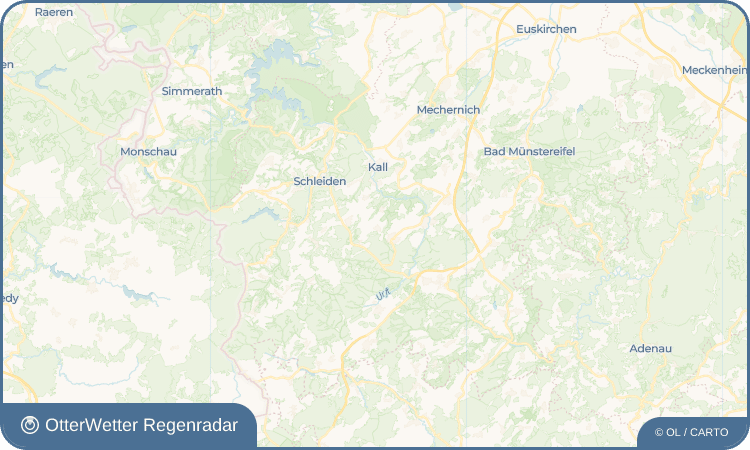 OtterWetter Regenradar-Widget Wahlen