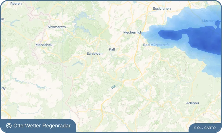 Wetter-Widget-Vorschau mit Vorhersagedaten für Wahlen
