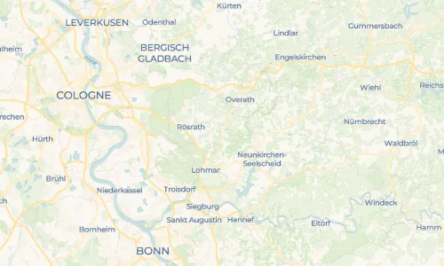 Regenradar Wahlscheid: aktuelle Niederschläge in Wahlscheid und Umgebung, Stand 25. Oktober 2026 um 6:55 Uhr