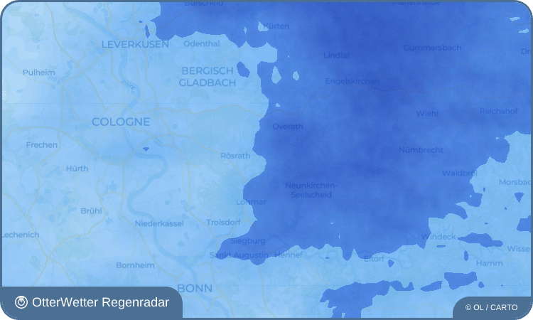 OtterWetter Regenradar-Widget Wahlscheid