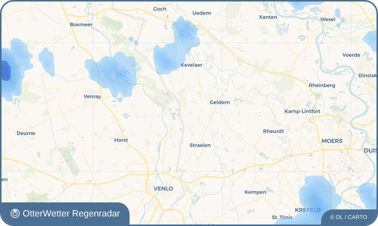 Wetter-Widget-Vorschau mit Vorhersagedaten für Walbeck
