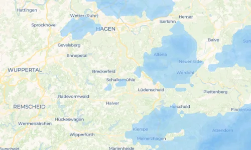 Regenradar Vorschaubild - Aktuelle Niederschläge in Waldesruh und Umgebung