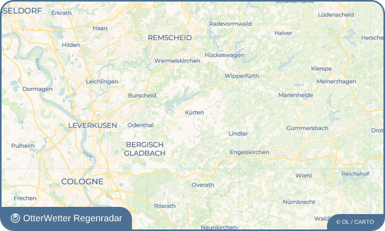 Widget-Vorschau für Waldmühle Wetter-Widget-Vorschau mit Vorhersagedaten für Waldmühle