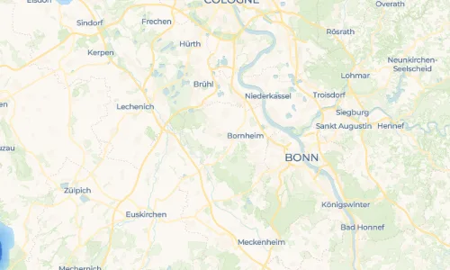 Regenradar Vorschaubild - Aktuelle Niederschläge in Waldorf und Umgebung