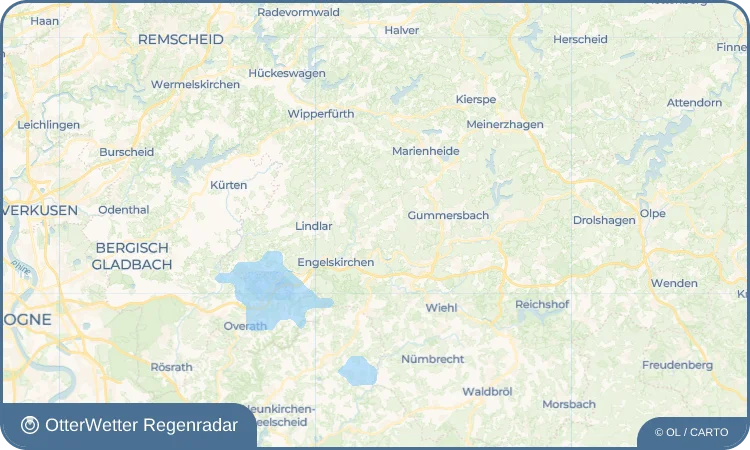 Widget-Vorschau für Wallefeld Wetter-Widget-Vorschau mit Vorhersagedaten für Wallefeld