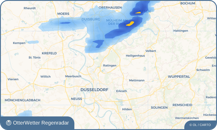 OtterWetter Regenradar-Widget Wallhöfe